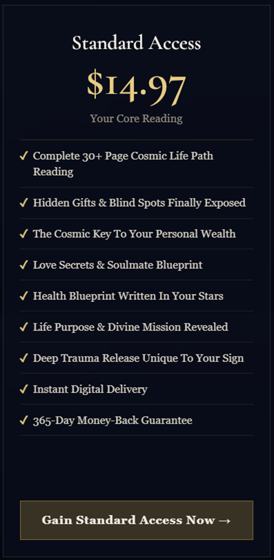 Cosmic Life Path Price